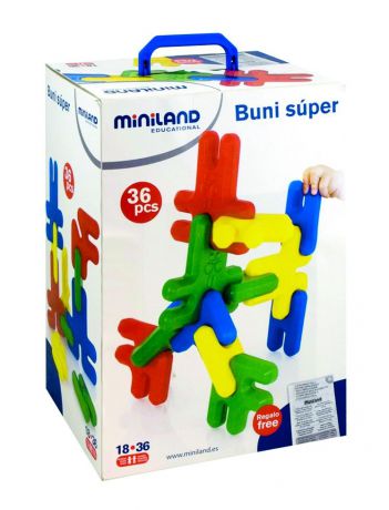 Пластиковый конструктор Miniland Buni Super