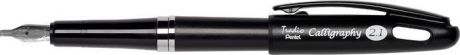 Ручка-кисть Pentel Tradio Calligraphy Pen, перьевая, PTRC1-21A, черный, 2,1 мм