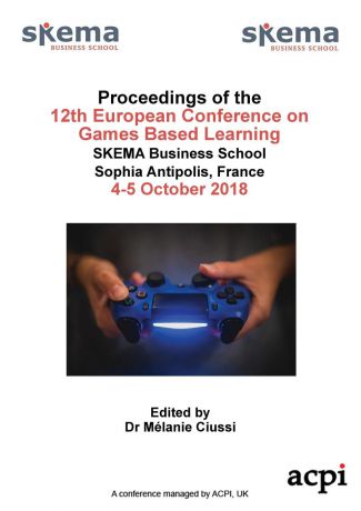 ECGBL 2018 - 12th European Conference on Game Based Learning