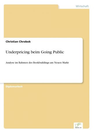 Christian Chrobok Underpricing beim Going Public
