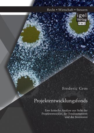 Frederic Gros Projektentwicklungsfonds. Eine Kritische Analyse Aus Sicht Der Projektentwickler, Der Fondsinitiatoren Und Der Investoren