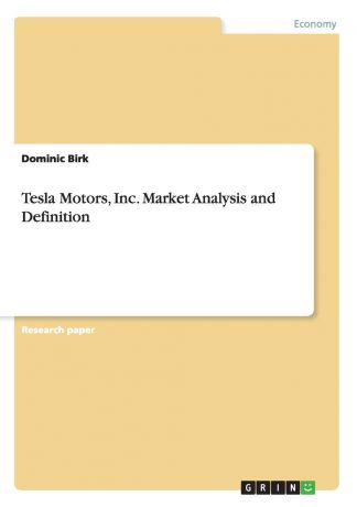 Dominic Birk Tesla Motors, Inc. Market Analysis and Definition