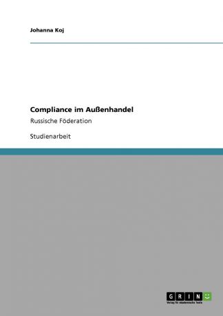 Johanna Koj Compliance im Aussenhandel