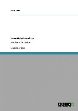 Nico Titze Two-Sided Markets