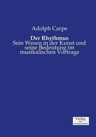 Adolph Carpe Der Rhythmus