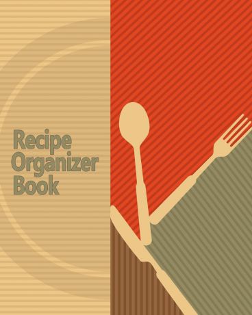 Journal Jungle Publishing Recipe Organizer Book. 100 Blank Recipes. DIY Recipe Book / Blank Cook Book With Template Pages, Conversion Tables, Organizer and More. (8 x 10 Inches / Brown)