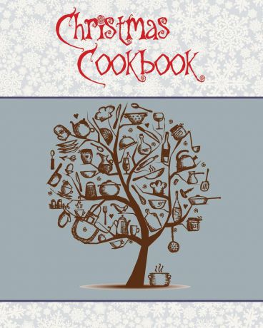 Journal Jungle Publishing Christmas Cookbook. A Great Gift Idea for the Holidays... Make a Family Cookbook to Give as a Present - 100 Recipes, Organizer, Conversion Tables and More... (8 x 10 Inches / White)