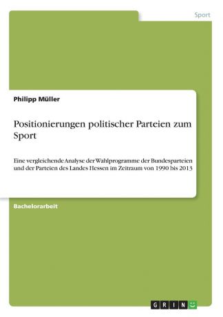 Philipp Müller Positionierungen politischer Parteien zum Sport
