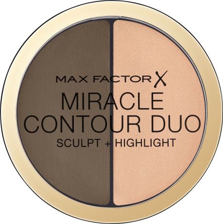 Палетка для контуринга Max Factor Miracle Contouring Duo, Medium deep