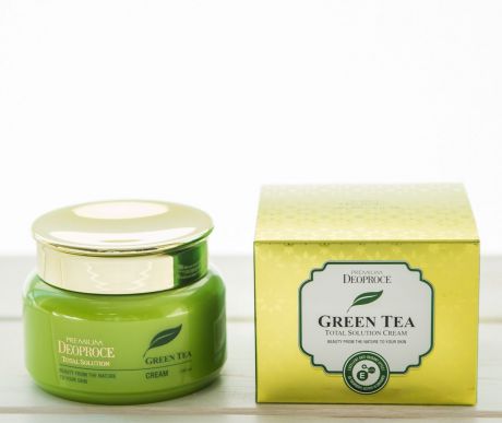 Крем для ухода за кожей Deoproce на основе зеленого чая PREMIUM GreenTea Total Solution Cream
