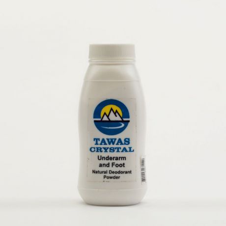 Дезодорант ДеоНат Кристалл Свежести (TAWAS CRYSTAL) натуральный природный мульти-порошок на основе аммонийных квасцов в пластиковом контейнере, 70 гр.