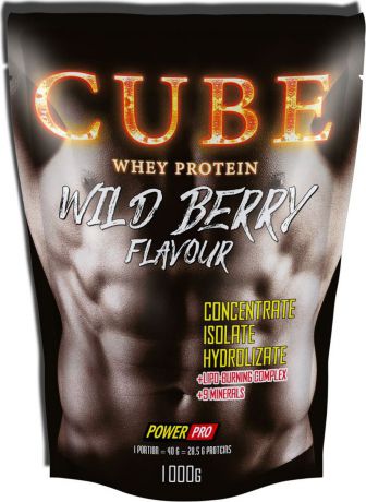 Протеин Power Pro Куб со вкусом Лесные ягоды, 1 кг