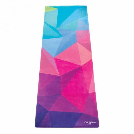 Коврик для йоги и фитнеса Yoga Design Lab Geo 1.5 мм, разноцветный