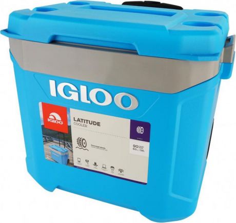 Изотермический контейнер Igloo Latitude, 00034348, голубой, 55 х 46 х 50 см