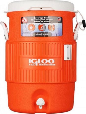 Изотермический контейнер Igloo Gallon, 00042200, оранжевый, 37 х 33 х 50 см