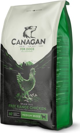 Корм сухой Canagan Free-Run Chicken, для собак всех пород, цыпленок, 6 кг