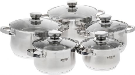 Набор столовой посуды Bekker Premium, BK-1597, 10 предметов