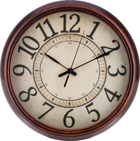 Настенные часы Lefard Lovely Home, 220-337, коричневый, 33 х 33 см