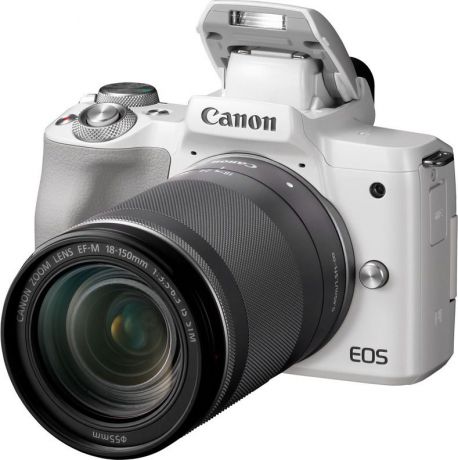 Беззеркальный фотоаппарат Canon EOS M50 kit 18-150 IS STM белый