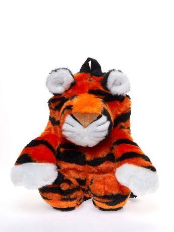 Мягкая игрушка Радомир С916/тигр-рюкзачок черный, оранжевый
