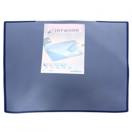 Настольная подкладка-коврик для письма "Artwork", цвет: синий