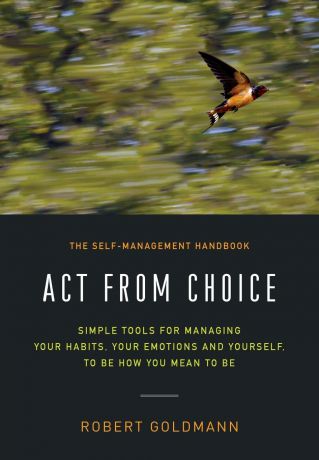 Robert Goldmann Act from Choice. Simple tools for managing your habits, your emotions and yourself, to be how you mean to be