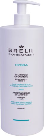 Увлажняющий шампунь для волос Brelil BioTreatment Hydra, 1 л