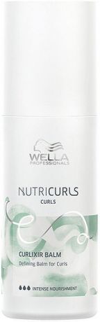 Крем-бальзам для фиксации и создания упругих локонов Wella Professionals Nutricurls Curlixir Balm Defining Balm for Curls, 150 мл