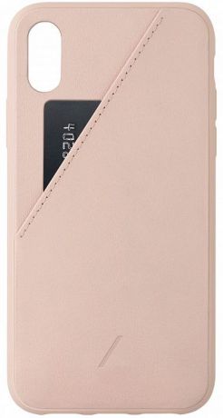 Чехол для сотового телефона Native Union CCARD-ROSE-NP18L CLIC CANVAS для iPhone Xs Max, розовый