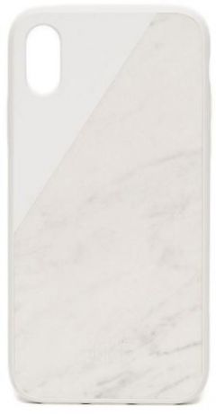 Чехол для сотового телефона Native Union CLIC Marble для iPhone X, белый