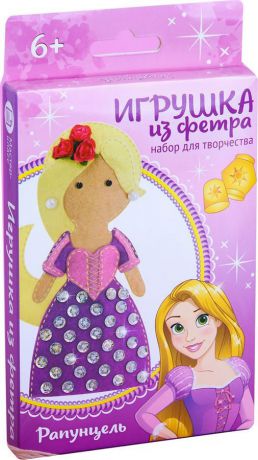 Набор для изготовления игрушки из фетра Disney "Моя куколка Рапунцель", 4038683