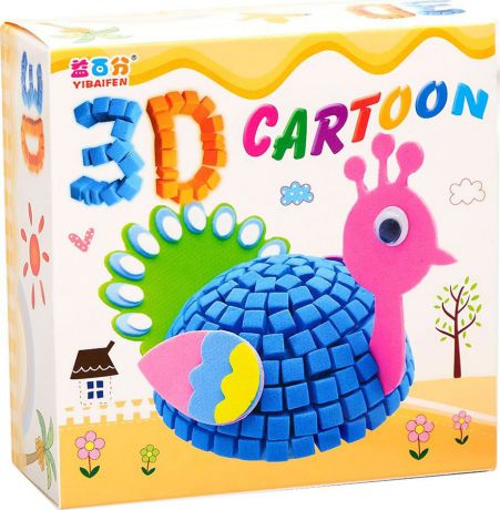 Набор для изготовления игрушки "Создай 3D игрушку Павлин", 3803801