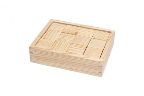 Кубики деревянные PAREMO, 12 шт