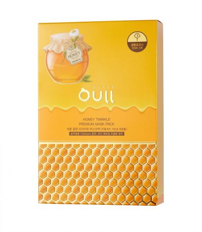 Маска косметическая Oull Медовая премиальная маска в наборе Honey Twinkle Premium Mask Pack