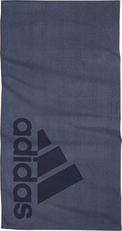 Полотенце для спорта и отдыха Adidas, DY5142, чернильный, 70 х 140 см