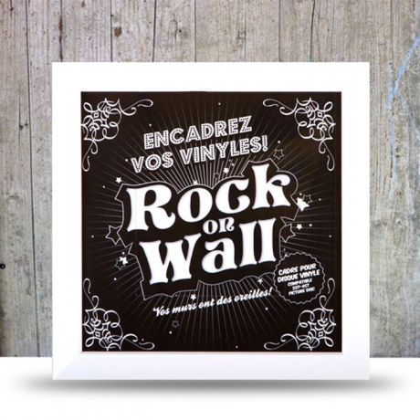 Настенная рамка Rock On Wall для LP 12", белый