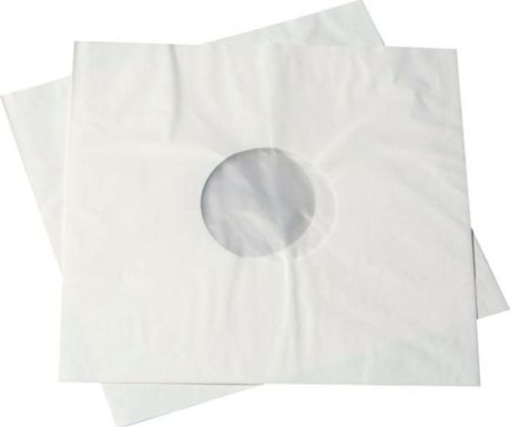 Конверт для виниловой пластинки Music Protection 12" LP внутренний антистатический, белый, 100 шт