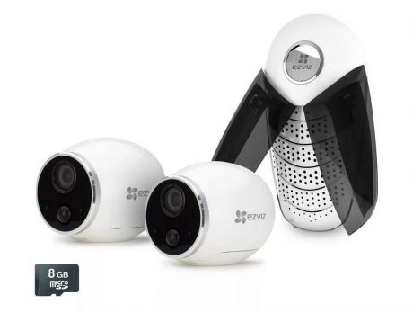 Система видеонаблюдения Ezviz Комплект видеонаблюдения Mini Trooper набор (CS-W2S-EUP-B2)