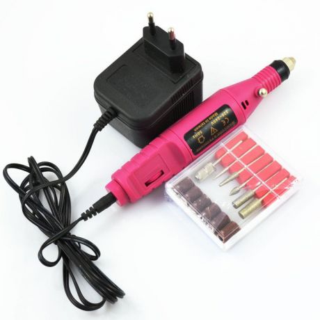 Аппарат для маникюра и педикюра Мини - ручка домашний, розовый