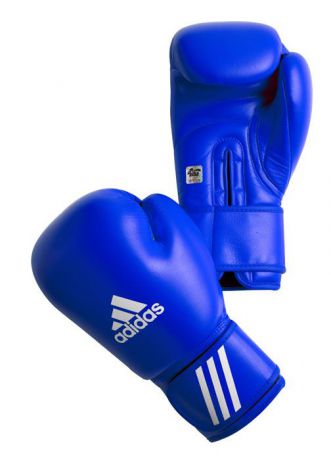 Перчатки боксерские Adidas Aiba, цвет: синий. AIBAG1. Вес 10 унций