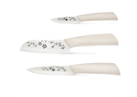 Набор кухонных ножей Apollo MNM-003, белый