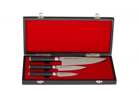 Набор кухонных ножей Samura SM-0220/K, черный