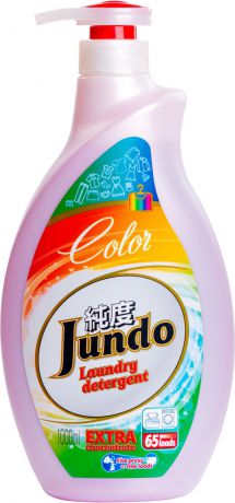 Гель для стирки цветного белья Jundo Color, концентрированный, 1 л