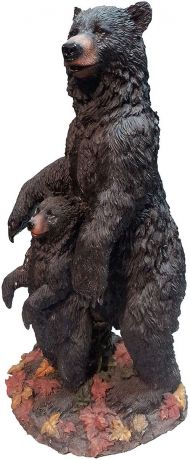 Фигурка садовая "Медведь с медвежонком", ФП295, высота 58 см