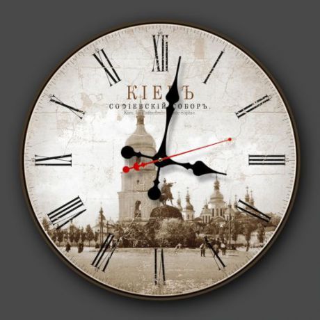 Настенные часы Time2go Настенные часы, 707-444, серый