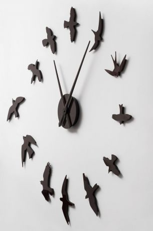 Настенные часы 3D-Decor AIR, коричневый
