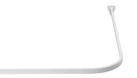 Штанга для ванной комнаты "Ridder", цвет: белый, 90 х 90 см. 52001