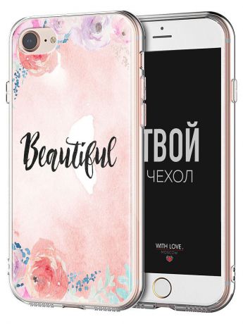 Чехол для сотового телефона With love. Moscow "Art design" для Apple iPhone 7/8