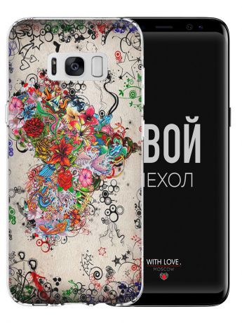 Чехол для сотового телефона With love. Moscow "Art kit" для Samsung Galaxy S8