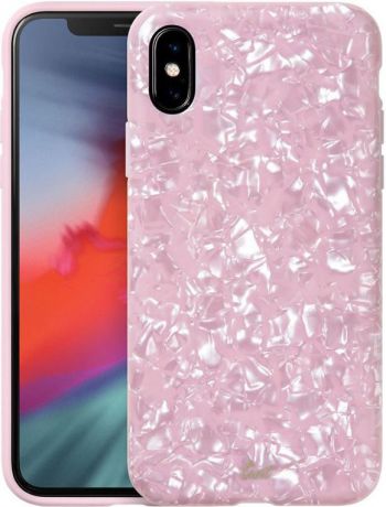 Чехол для сотового телефона Laut Pearl Glitter для Apple iPhone X/XS, розовый